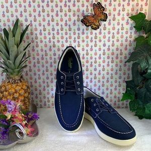 FLORSHEIM Canvas w/Suede Accents - NWT